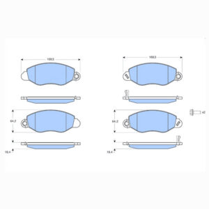 Δισκόφρενα  ZTEC+ για Ford
